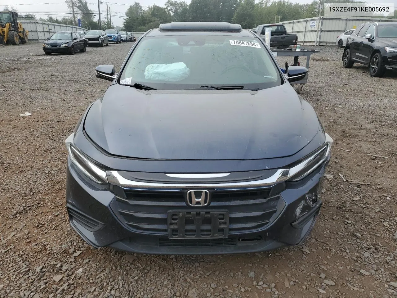 2019 Honda Insight Touring VIN: 19XZE4F91KE005692 Lot: 70647884