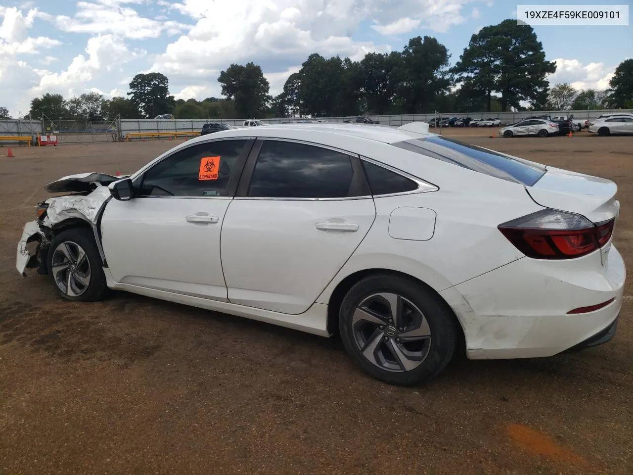 2019 Honda Insight Ex VIN: 19XZE4F59KE009101 Lot: 71172014