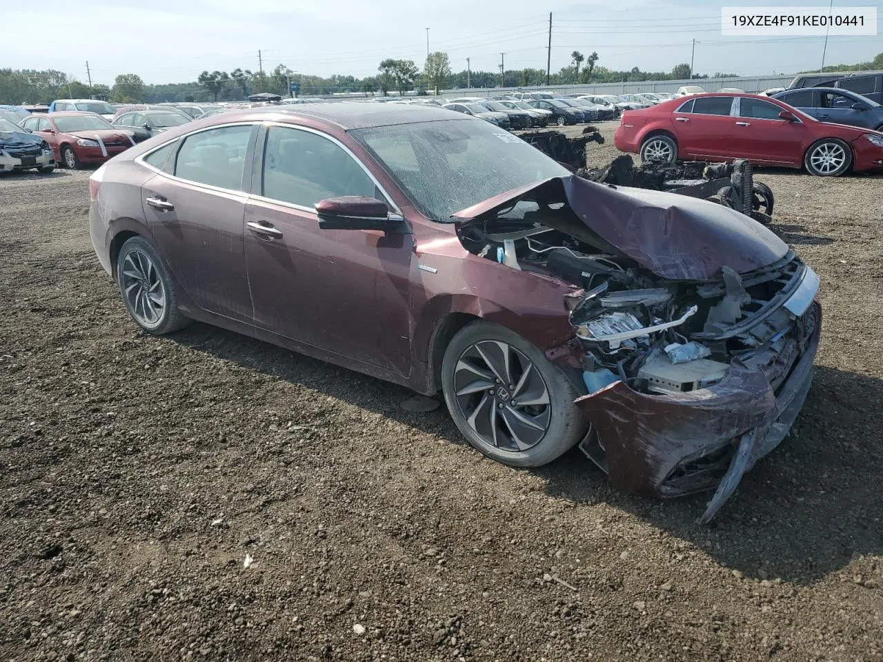 2019 Honda Insight Touring VIN: 19XZE4F91KE010441 Lot: 71261124