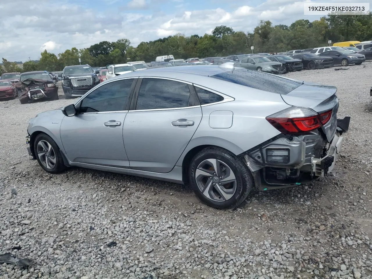 2019 Honda Insight Ex VIN: 19XZE4F51KE032713 Lot: 71387814