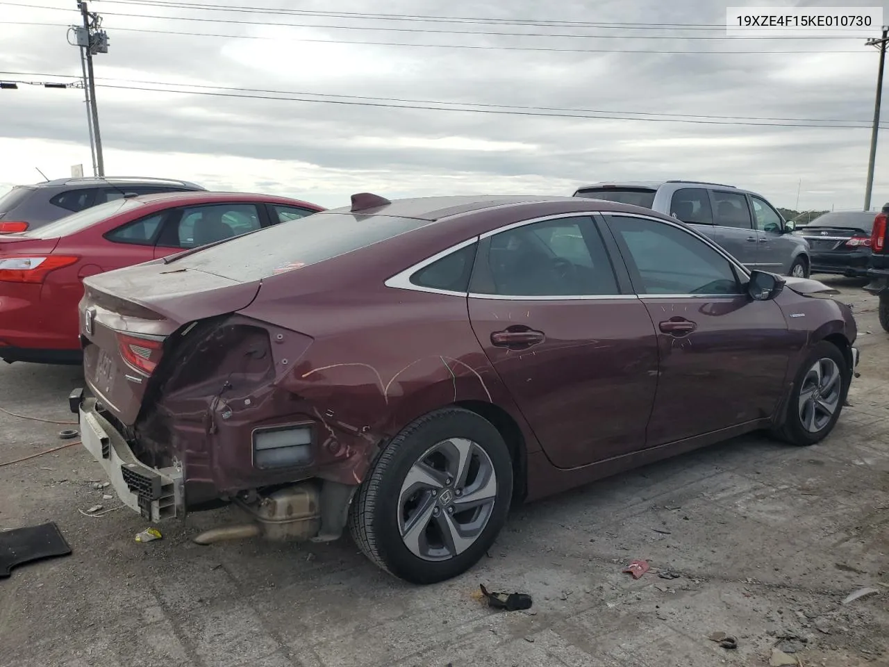 19XZE4F15KE010730 2019 Honda Insight Lx