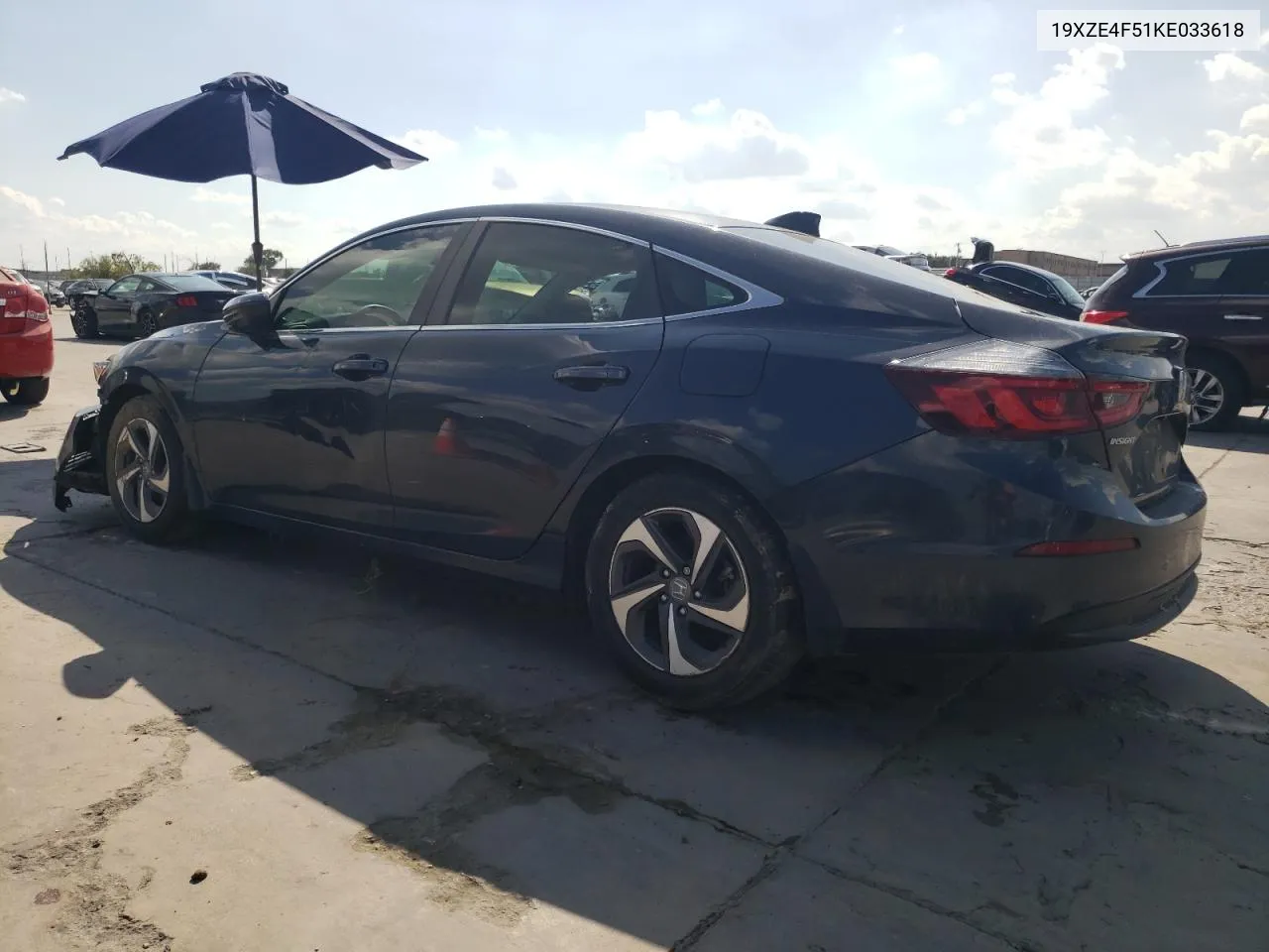 2019 Honda Insight Ex VIN: 19XZE4F51KE033618 Lot: 71846374