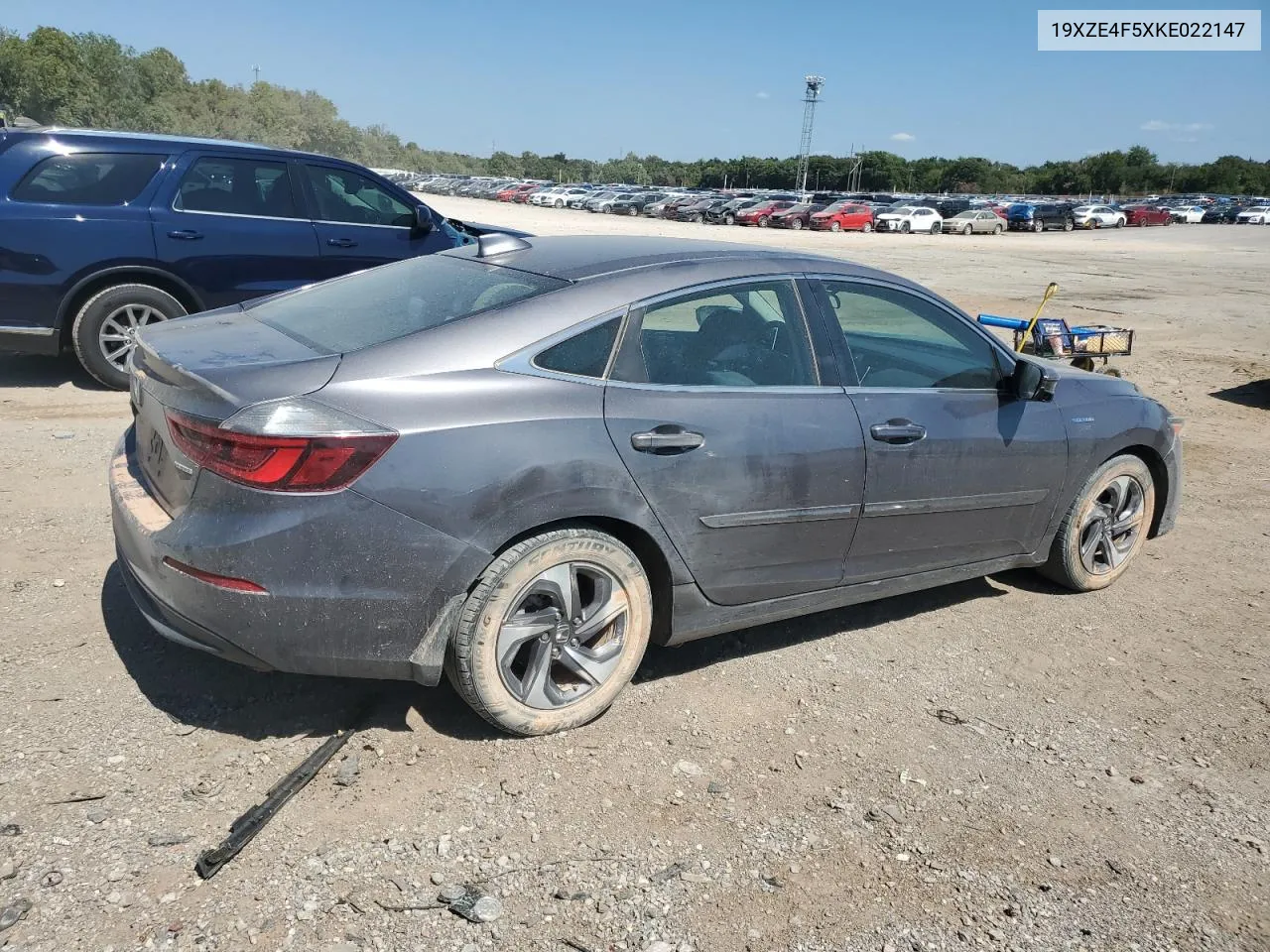 2019 Honda Insight Ex VIN: 19XZE4F5XKE022147 Lot: 71852404