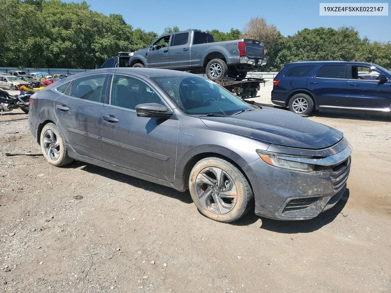 2019 Honda Insight Ex VIN: 19XZE4F5XKE022147 Lot: 71852404