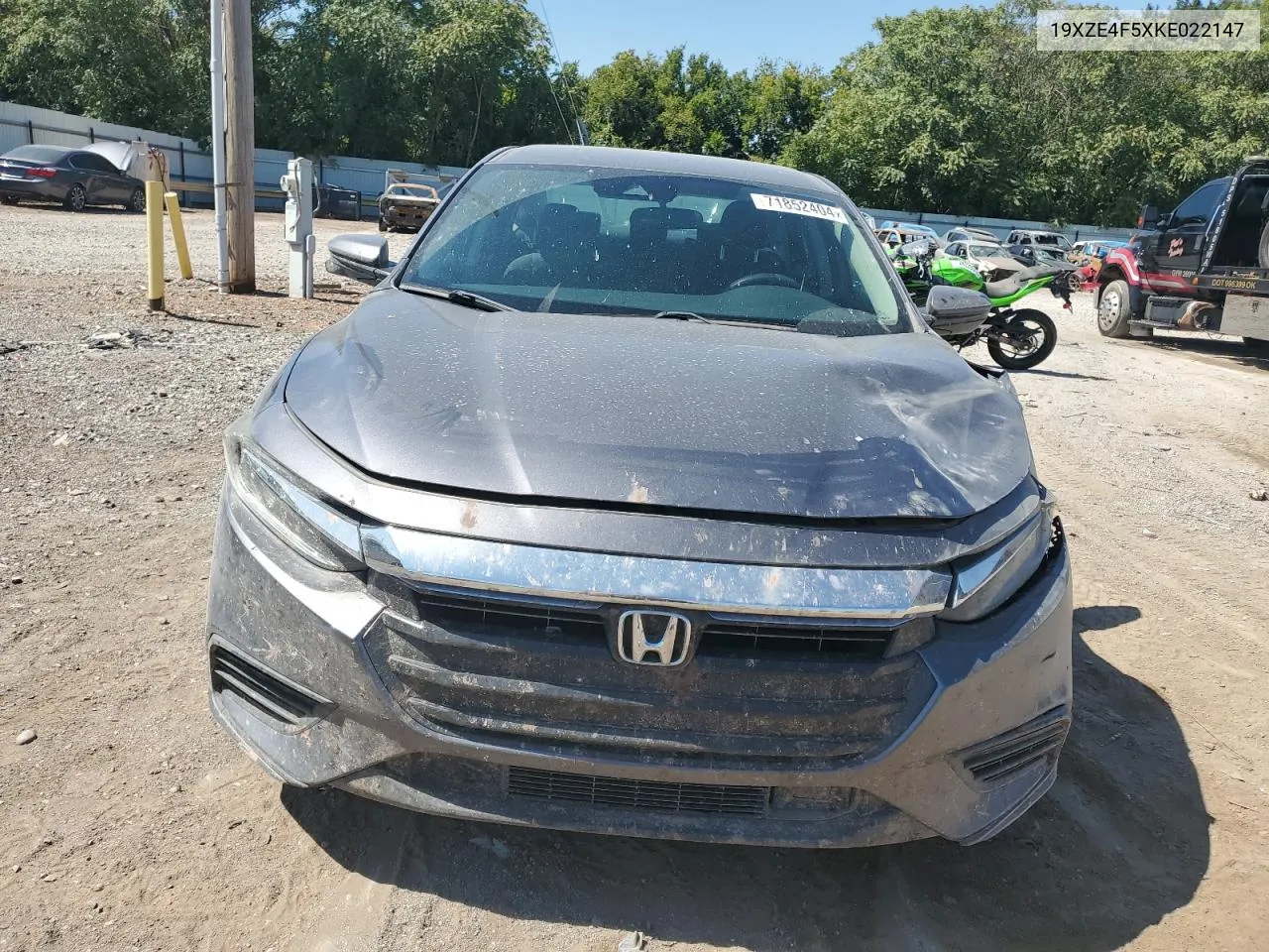 2019 Honda Insight Ex VIN: 19XZE4F5XKE022147 Lot: 71852404