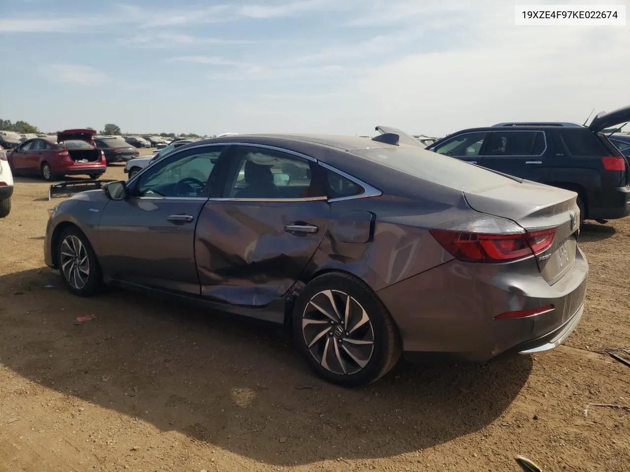 2019 Honda Insight Touring VIN: 19XZE4F97KE022674 Lot: 72098134