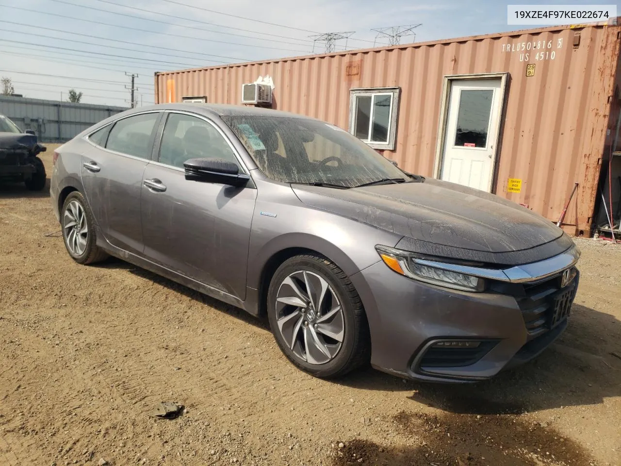 2019 Honda Insight Touring VIN: 19XZE4F97KE022674 Lot: 72098134