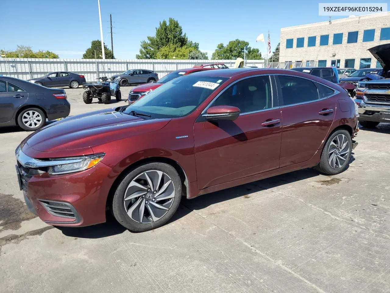 2019 Honda Insight Touring VIN: 19XZE4F96KE015294 Lot: 72241044