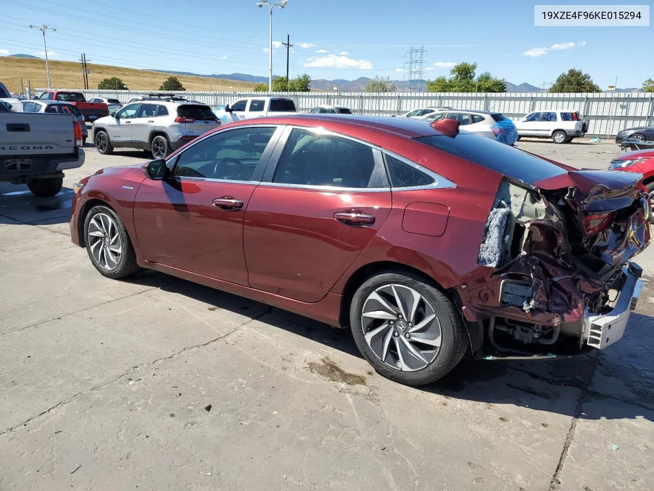 2019 Honda Insight Touring VIN: 19XZE4F96KE015294 Lot: 72241044