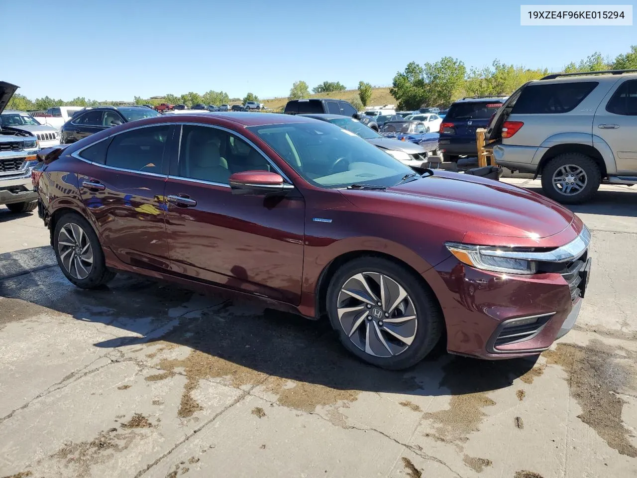 2019 Honda Insight Touring VIN: 19XZE4F96KE015294 Lot: 72241044