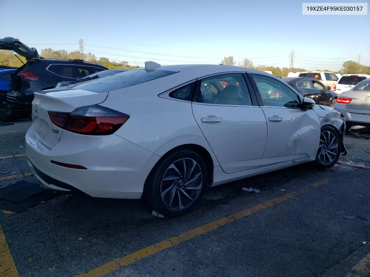 2019 Honda Insight Touring VIN: 19XZE4F95KE030157 Lot: 72901444