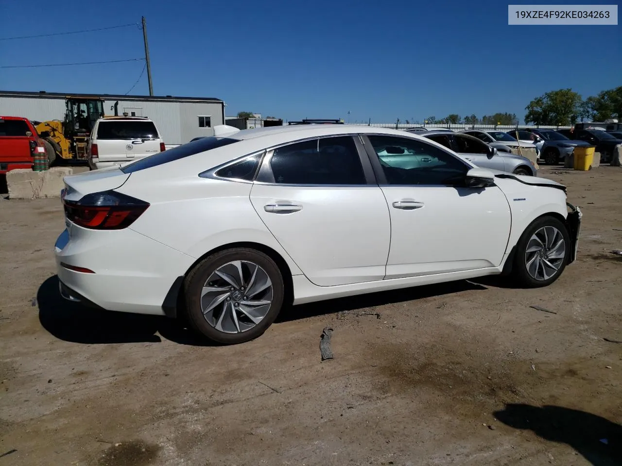 2019 Honda Insight Touring VIN: 19XZE4F92KE034263 Lot: 73038854