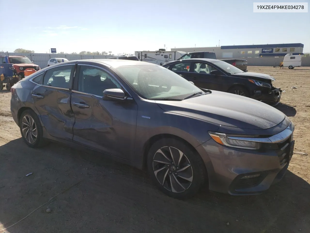 2019 Honda Insight Touring VIN: 19XZE4F94KE034278 Lot: 73377864