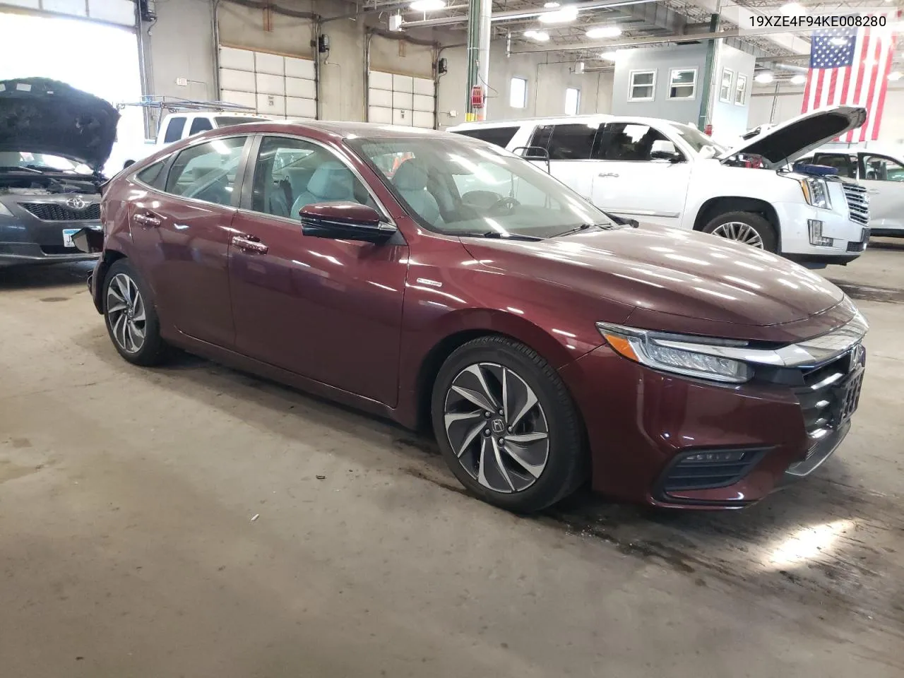 2019 Honda Insight Touring VIN: 19XZE4F94KE008280 Lot: 73530504