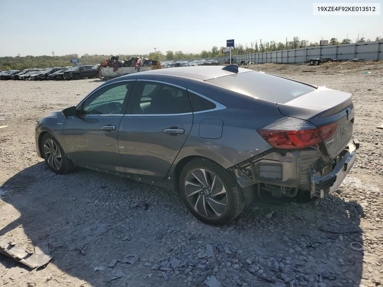 2019 Honda Insight Touring VIN: 19XZE4F92KE013512 Lot: 73598344