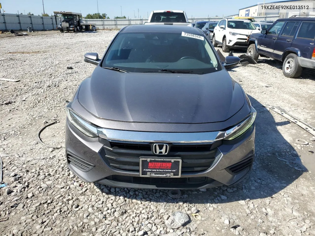 2019 Honda Insight Touring VIN: 19XZE4F92KE013512 Lot: 73598344