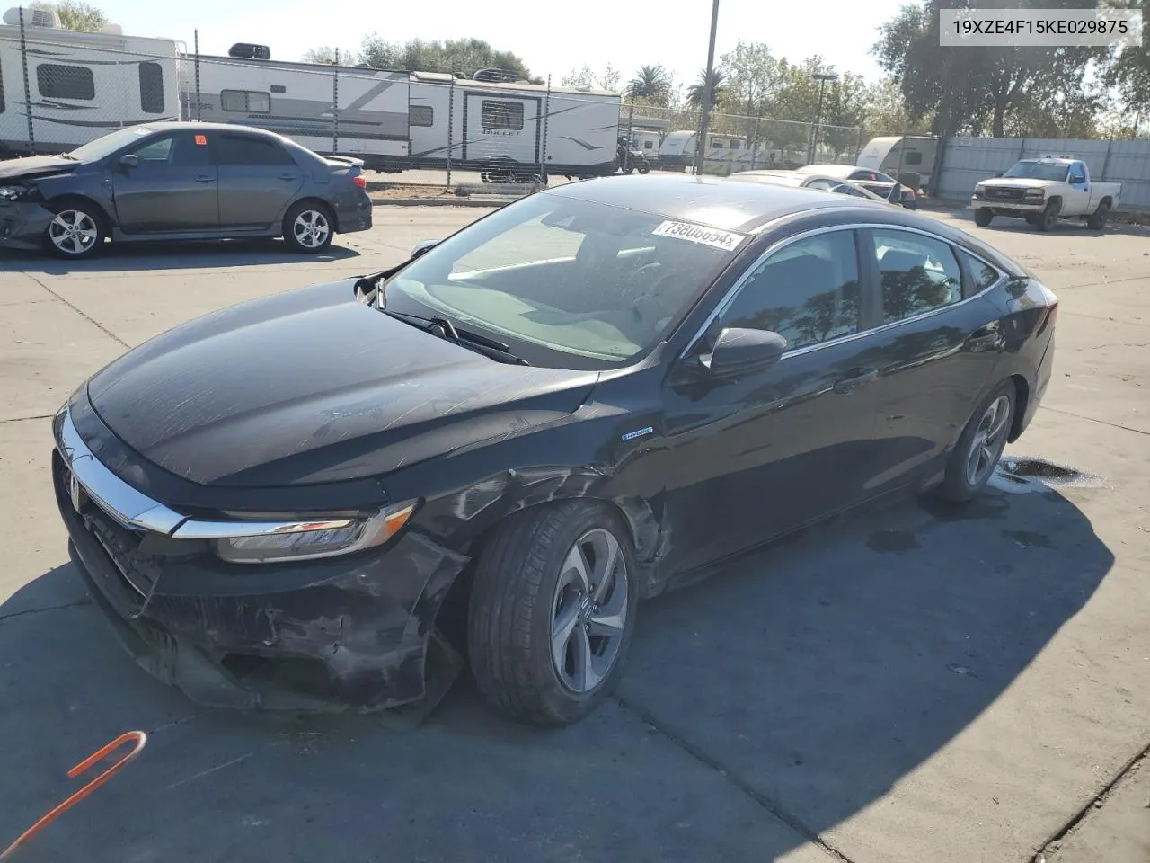 2019 Honda Insight Lx VIN: 19XZE4F15KE029875 Lot: 73806654