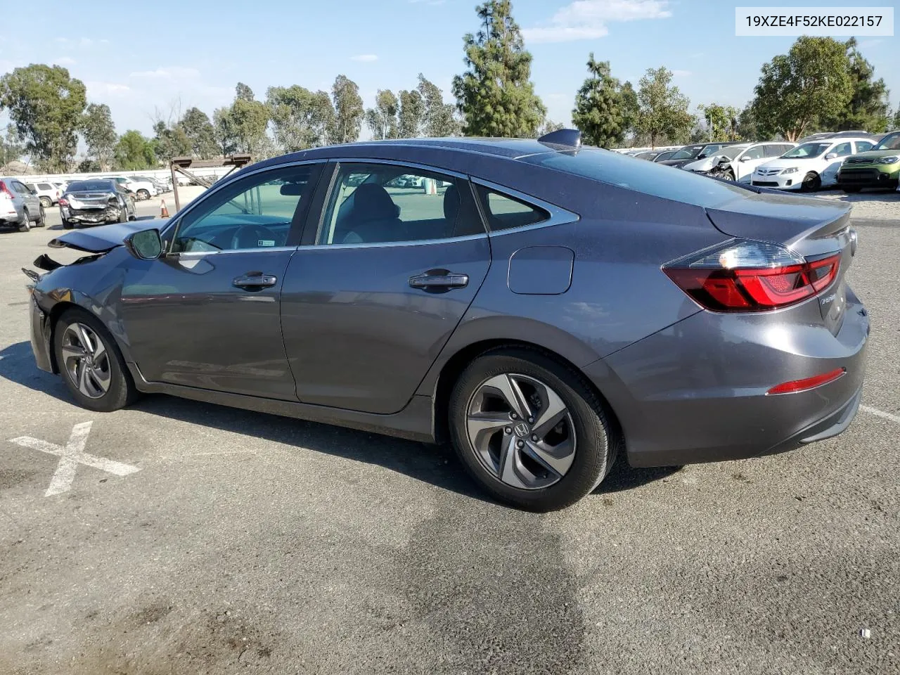 2019 Honda Insight Ex VIN: 19XZE4F52KE022157 Lot: 73815684