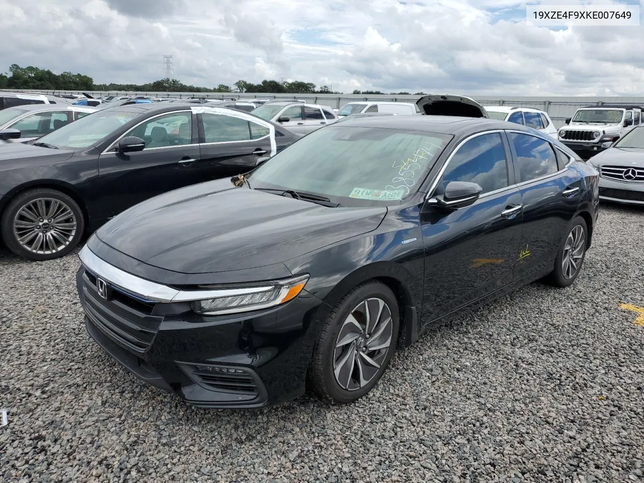 19XZE4F9XKE007649 2019 Honda Insight Touring