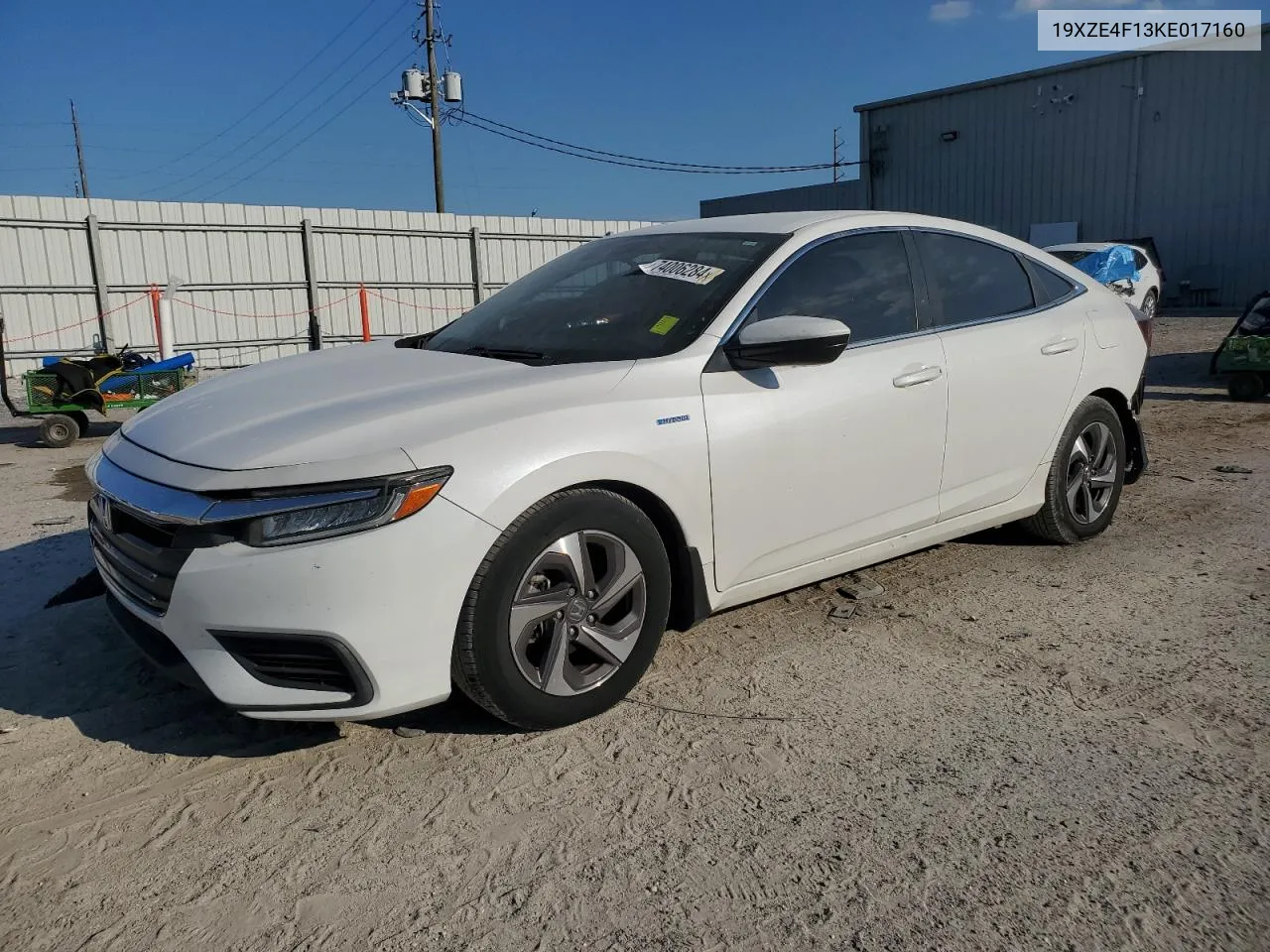 2019 Honda Insight Lx VIN: 19XZE4F13KE017160 Lot: 74006284