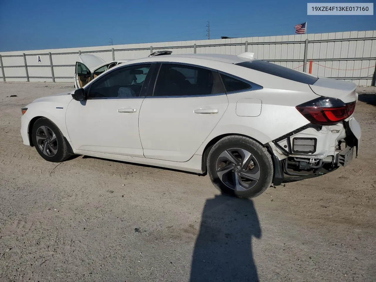 2019 Honda Insight Lx VIN: 19XZE4F13KE017160 Lot: 74006284