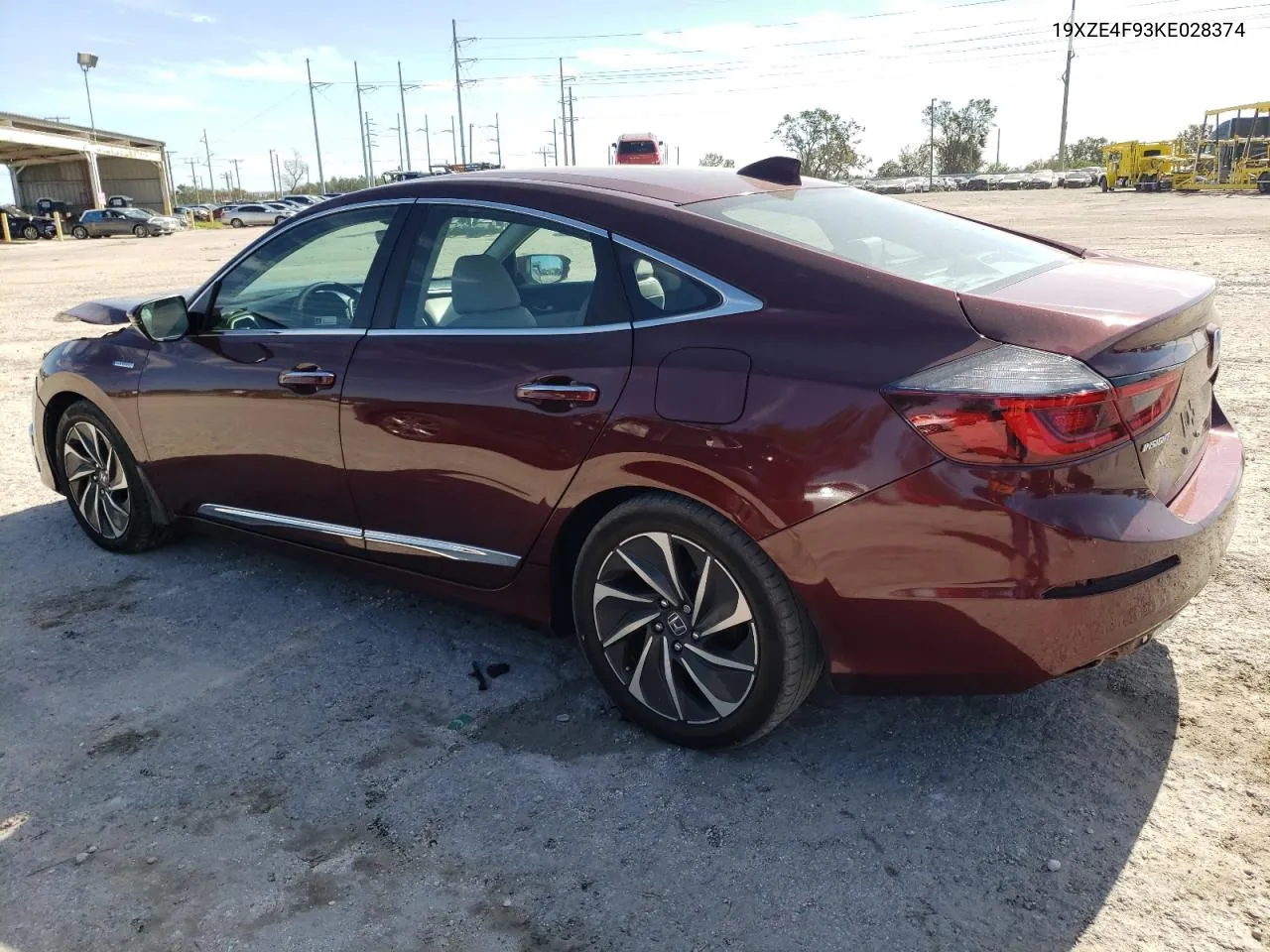 2019 Honda Insight Touring VIN: 19XZE4F93KE028374 Lot: 74427914