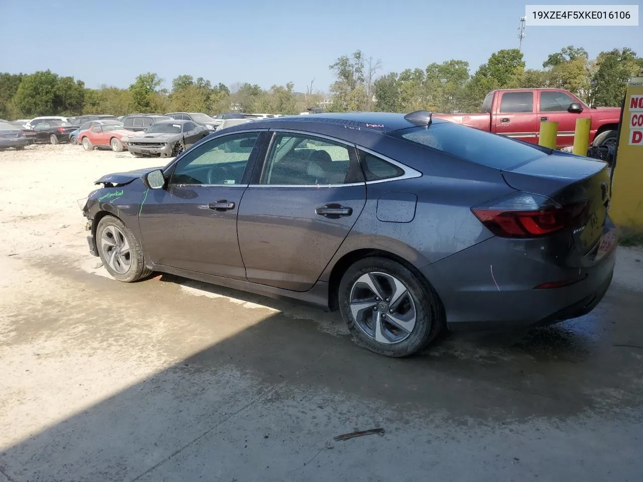 2019 Honda Insight Ex VIN: 19XZE4F5XKE016106 Lot: 74521794