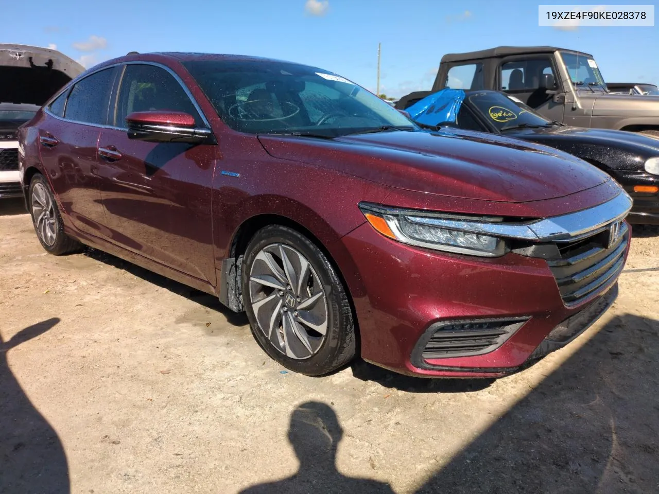 2019 Honda Insight Touring VIN: 19XZE4F90KE028378 Lot: 75134284