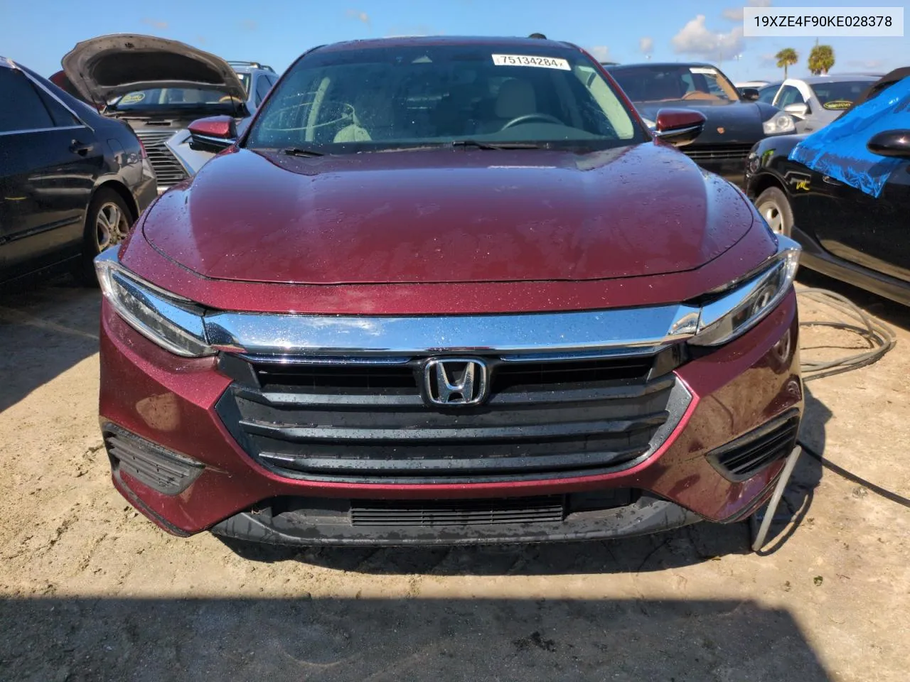 2019 Honda Insight Touring VIN: 19XZE4F90KE028378 Lot: 75134284