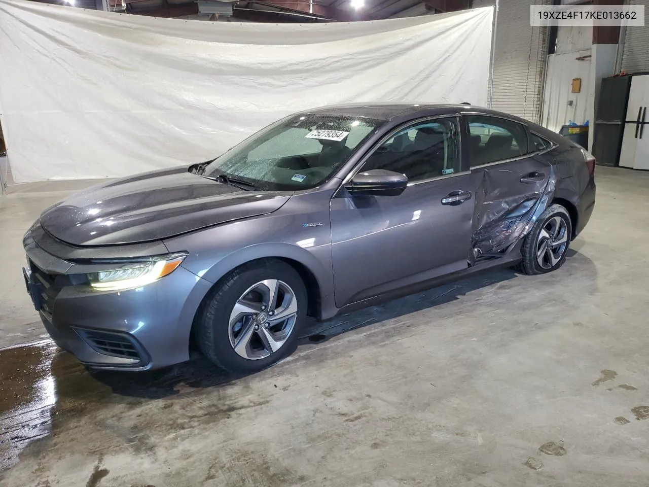 2019 Honda Insight Lx VIN: 19XZE4F17KE013662 Lot: 75279354