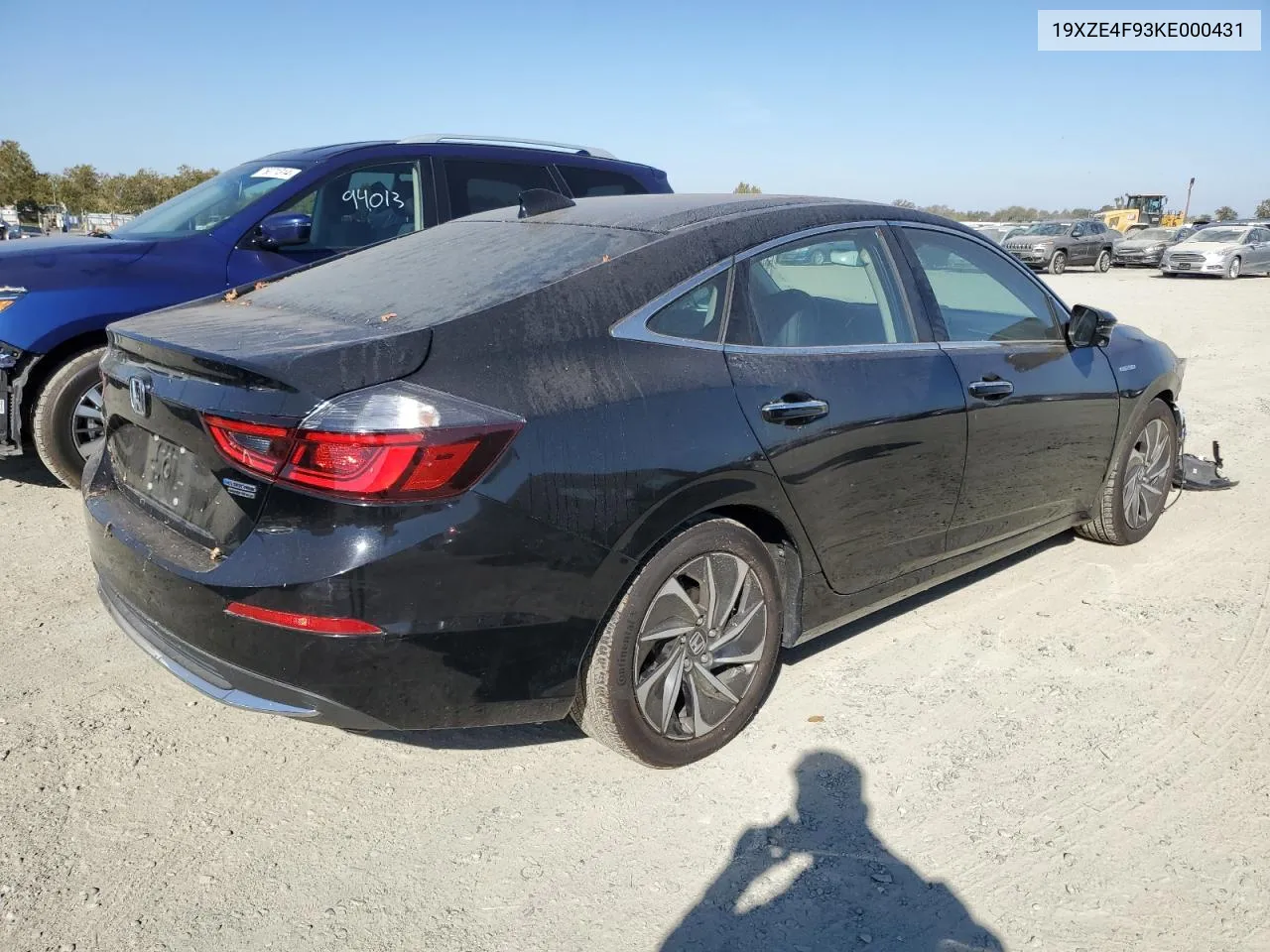 2019 Honda Insight Touring VIN: 19XZE4F93KE000431 Lot: 75521924