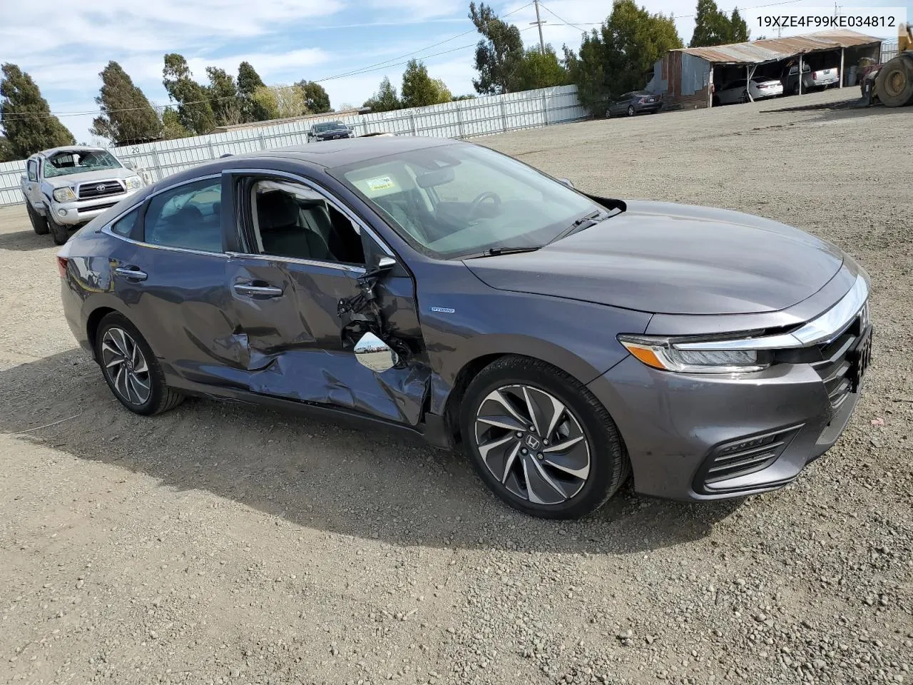 2019 Honda Insight Touring VIN: 19XZE4F99KE034812 Lot: 75569644