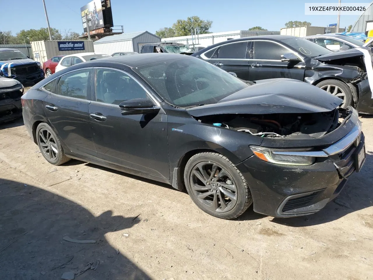 2019 Honda Insight Touring VIN: 19XZE4F9XKE000426 Lot: 76279614