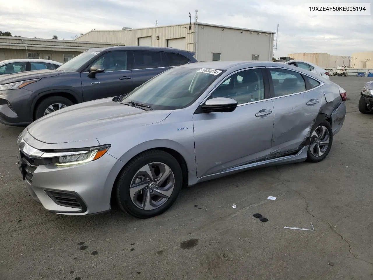 2019 Honda Insight Ex VIN: 19XZE4F50KE005194 Lot: 76930874