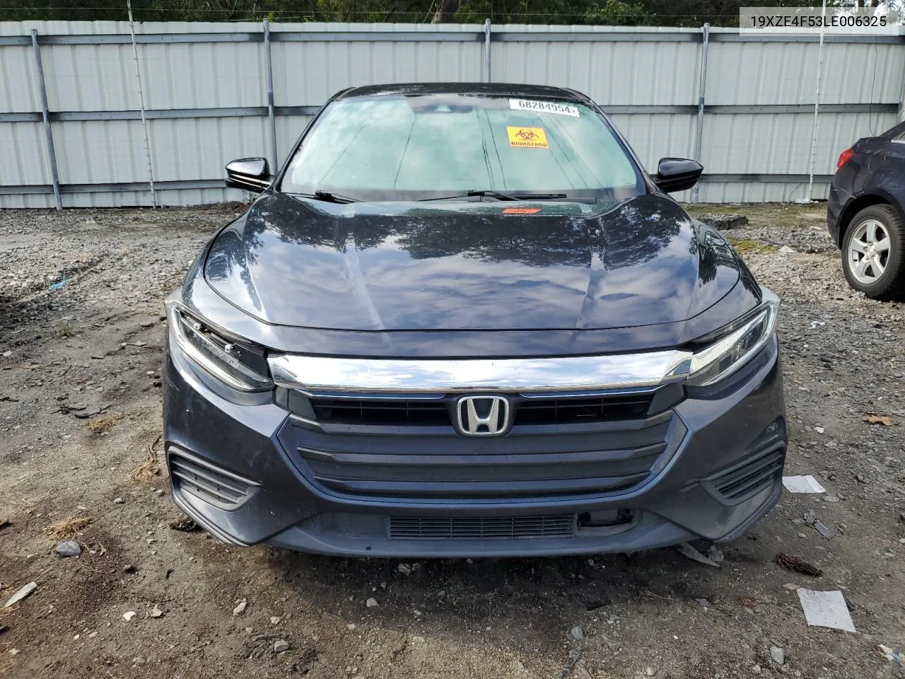 2020 Honda Insight Ex VIN: 19XZE4F53LE006325 Lot: 68284954