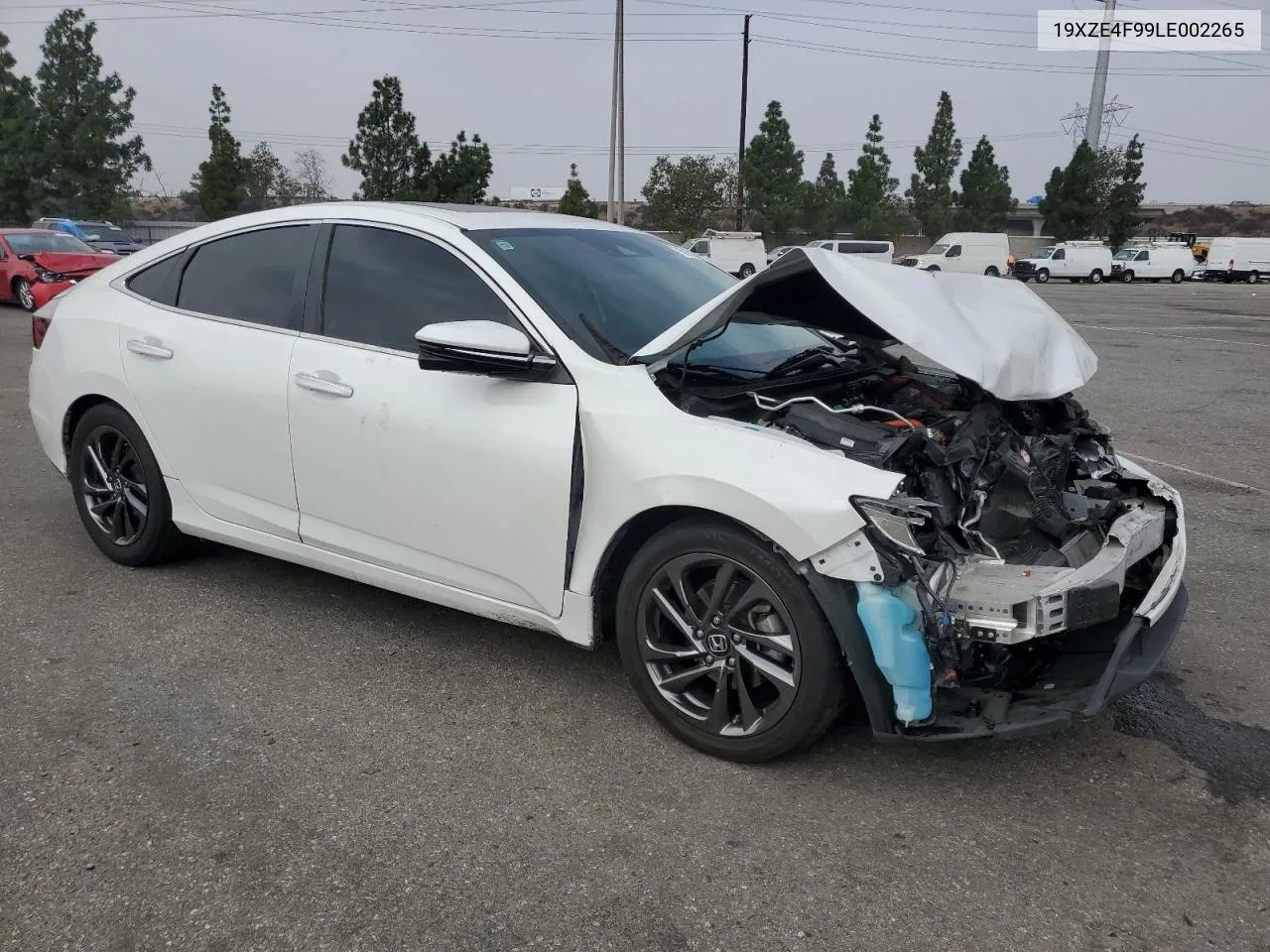 2020 Honda Insight Touring VIN: 19XZE4F99LE002265 Lot: 75973694