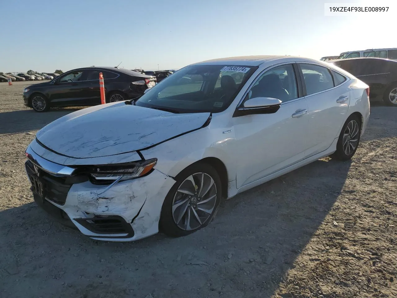 2020 Honda Insight Touring VIN: 19XZE4F93LE008997 Lot: 77835774