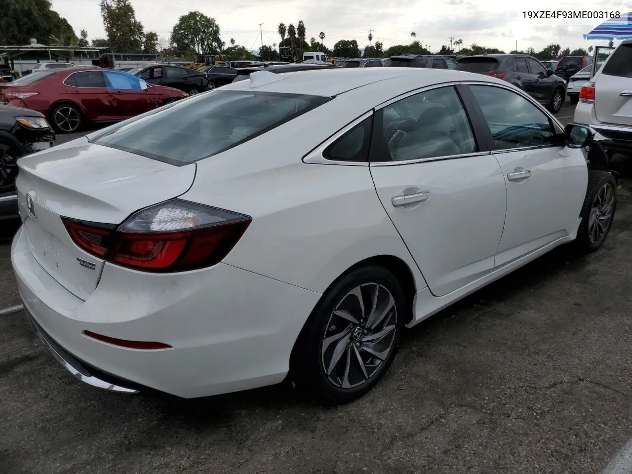 2021 Honda Insight Touring VIN: 19XZE4F93ME003168 Lot: 72269064