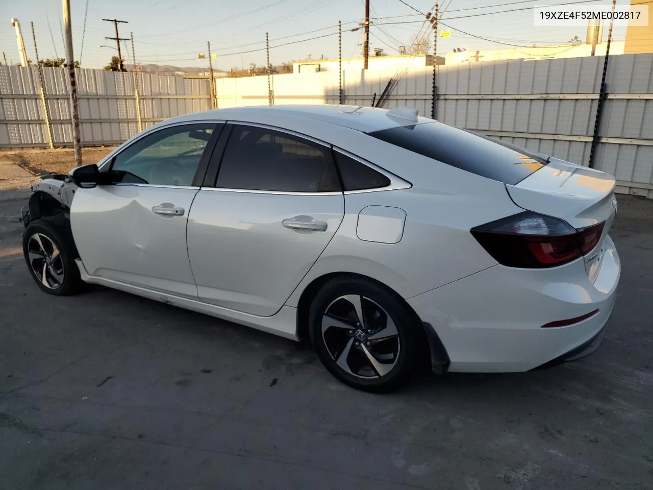 2021 Honda Insight Ex VIN: 19XZE4F52ME002817 Lot: 80287734