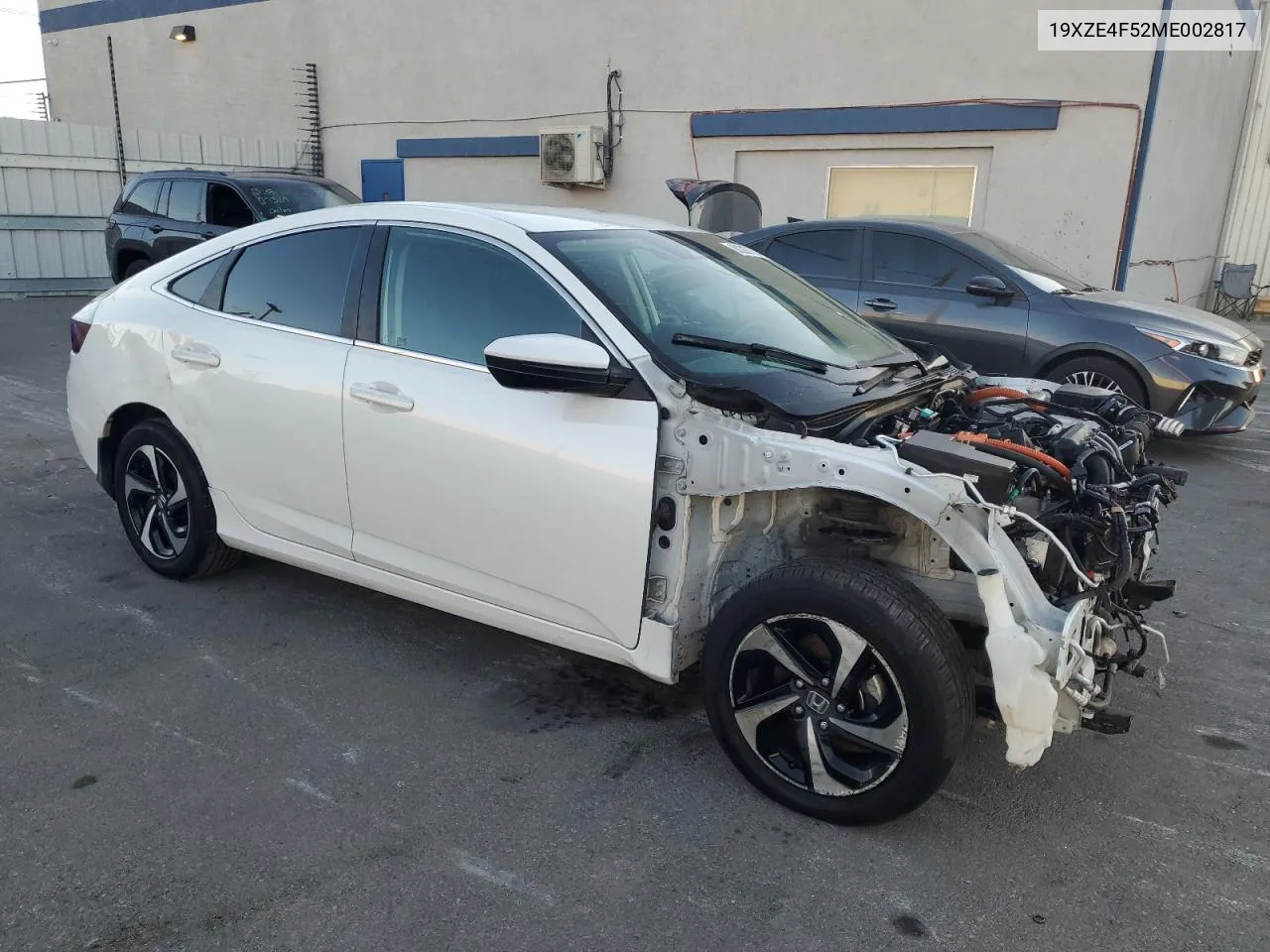 2021 Honda Insight Ex VIN: 19XZE4F52ME002817 Lot: 80287734