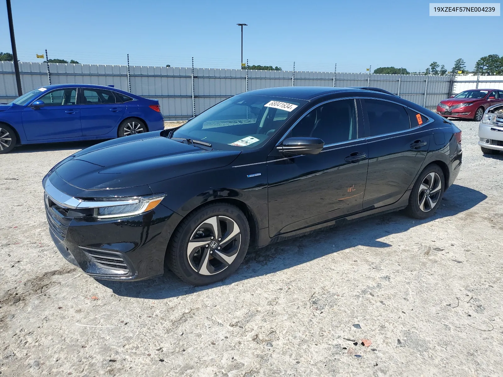 2022 Honda Insight Ex VIN: 19XZE4F57NE004239 Lot: 68041634