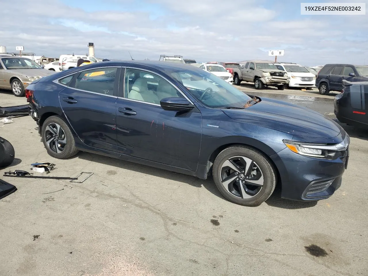 2022 Honda Insight Ex VIN: 19XZE4F52NE003242 Lot: 71796774