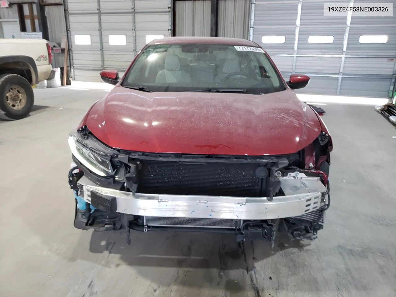 2022 Honda Insight Ex VIN: 19XZE4F58NE003326 Lot: 72177494