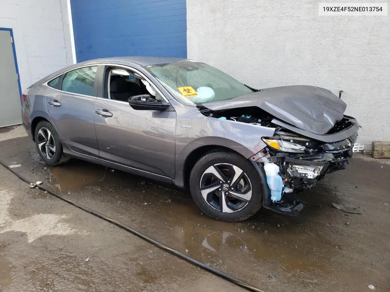 2022 Honda Insight Ex VIN: 19XZE4F52NE013754 Lot: 74600414