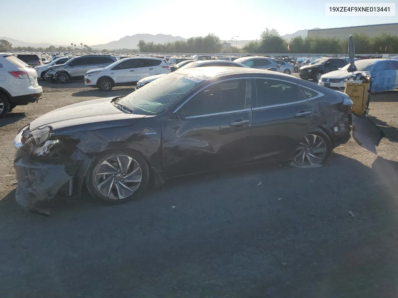 2022 Honda Insight Touring VIN: 19XZE4F9XNE013441 Lot: 74615364