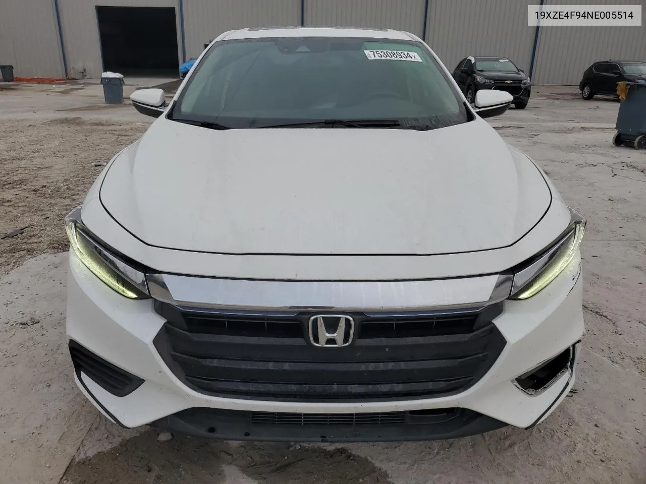 2022 Honda Insight Touring VIN: 19XZE4F94NE005514 Lot: 75308934