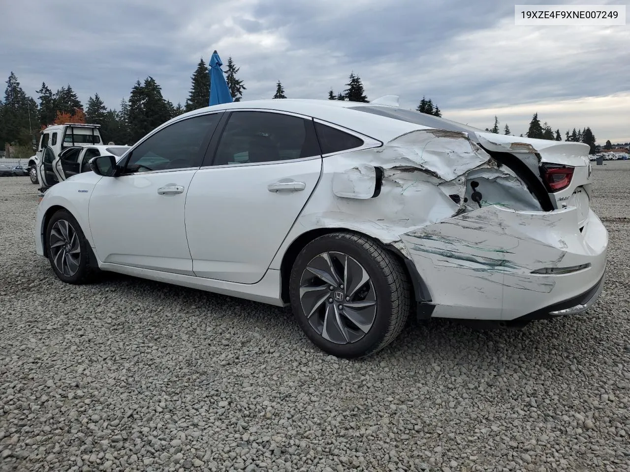 2022 Honda Insight Touring VIN: 19XZE4F9XNE007249 Lot: 75487584