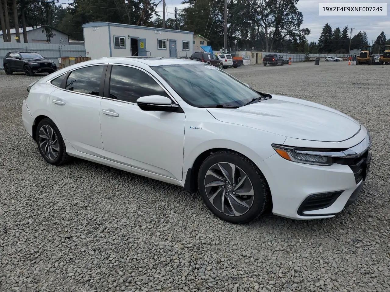 2022 Honda Insight Touring VIN: 19XZE4F9XNE007249 Lot: 75487584