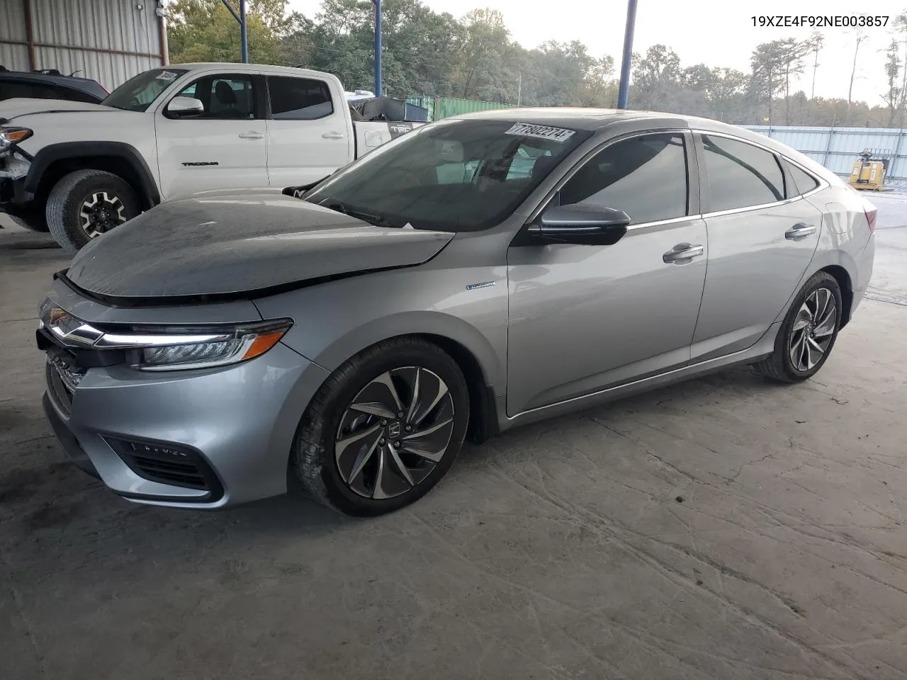 2022 Honda Insight Touring VIN: 19XZE4F92NE003857 Lot: 77802274