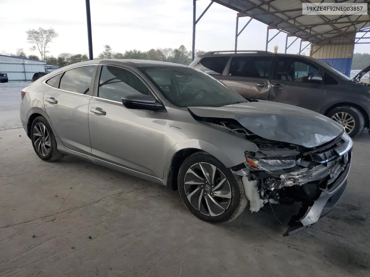 2022 Honda Insight Touring VIN: 19XZE4F92NE003857 Lot: 77802274